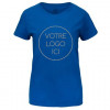 T-Shirt bleu personnalisé de qualité supérieure pour femme